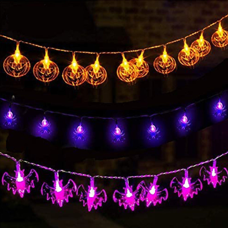 Halloween series Pumpkin/Ghost/Bat/Spider LED Lights Home Decoration