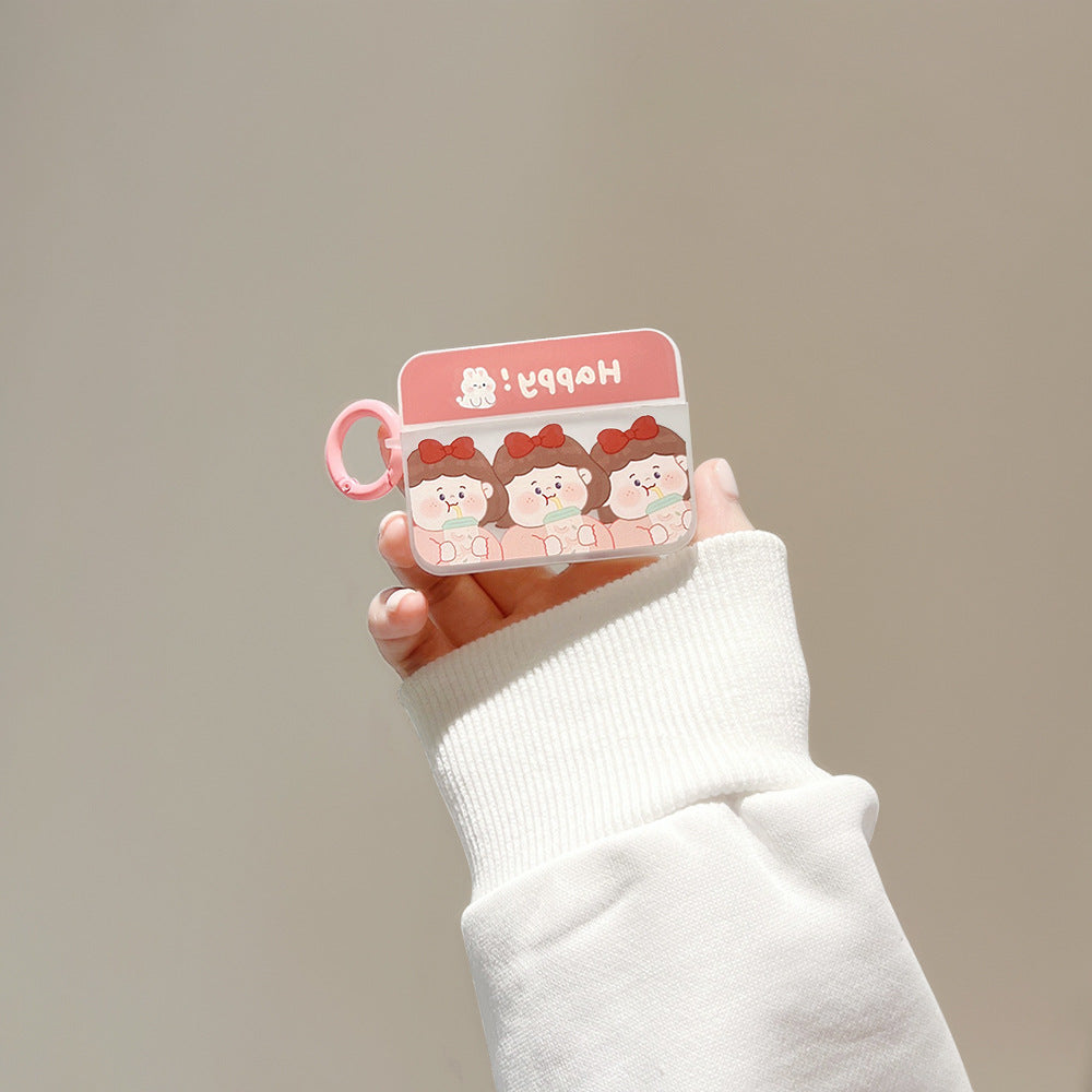 Milk Tea Girly Airpods Case