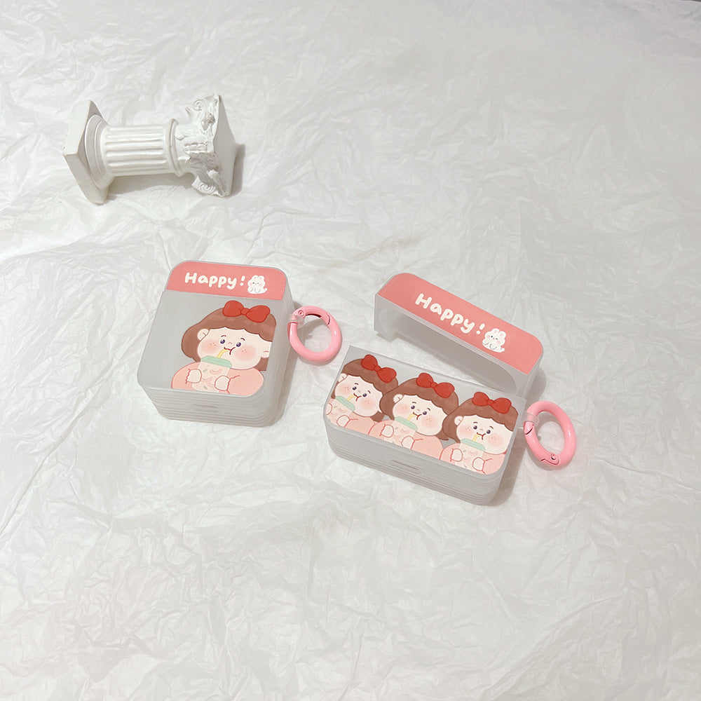 Milk Tea Girly Airpods Case