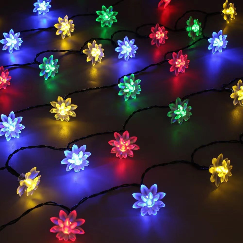 Christmas Series Lotus Peach blossom Flower LED light