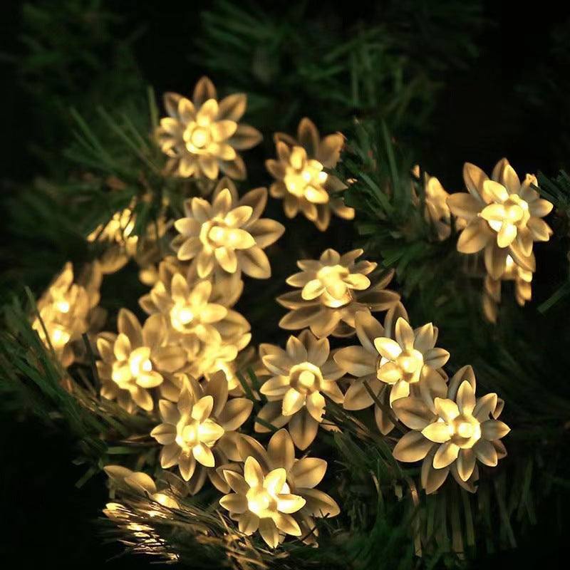 Christmas Series Lotus Peach blossom Flower LED light