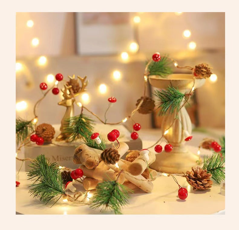 Christmas series Pine Plant LED string