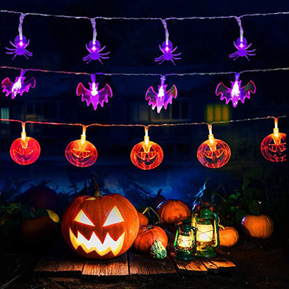 Halloween series Pumpkin/Ghost/Bat/Spider LED Lights Home Decoration