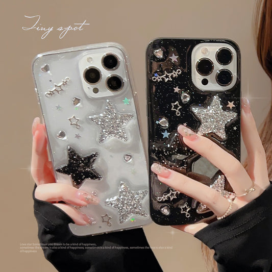 Sweet Cool 3D Star iPhone 14 Phone Case