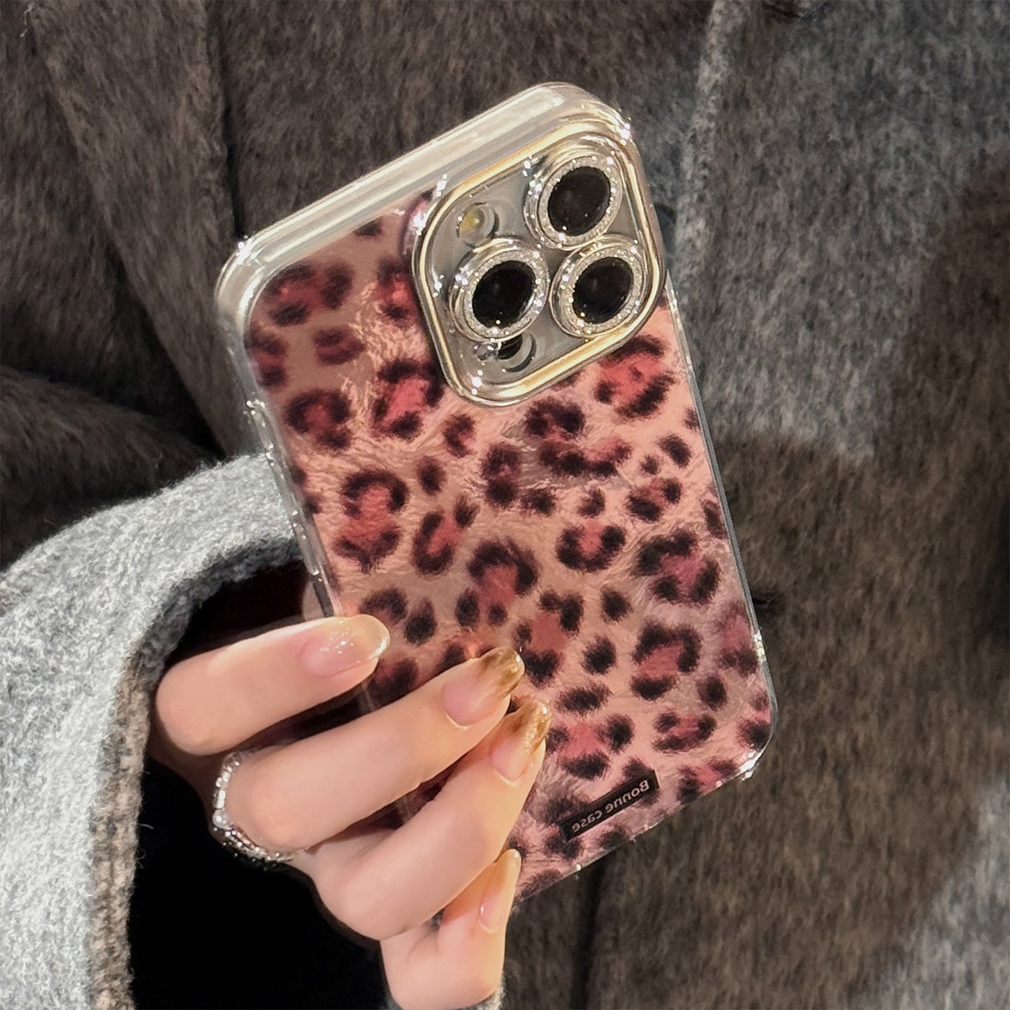 Luxury Laser Leopard iPhone 16 Case