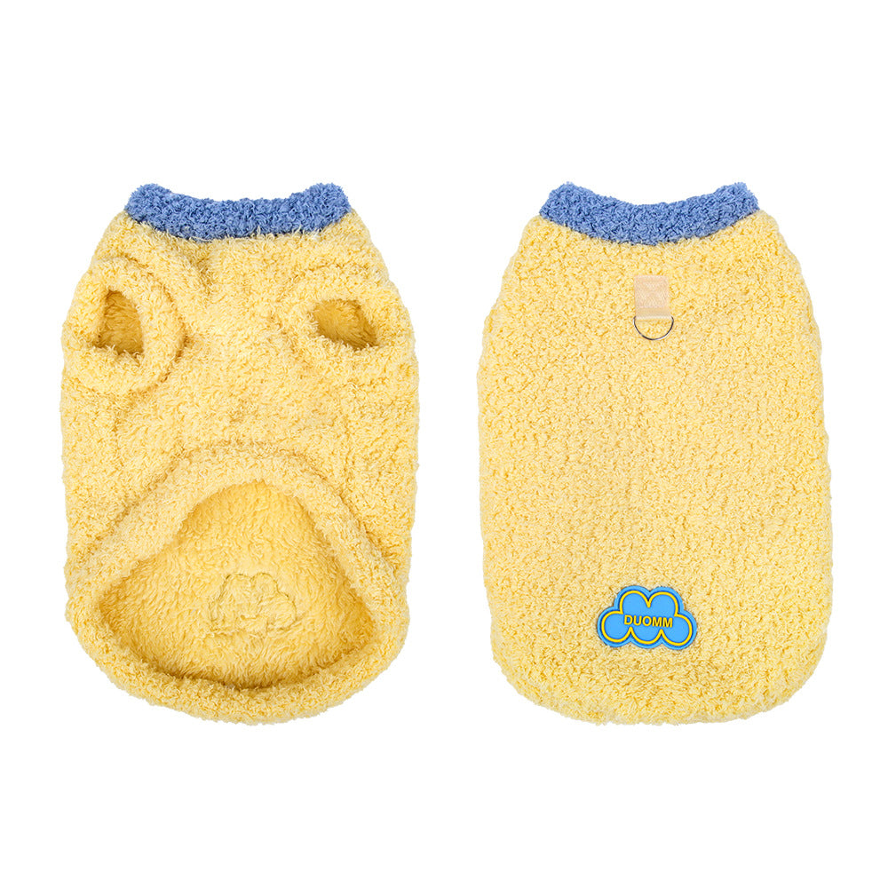 Cozy Fluffy Cat Dog Clothes