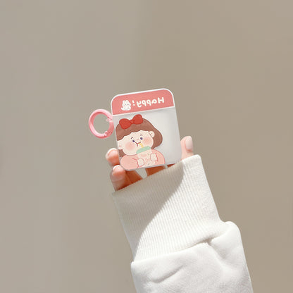 Milk Tea Girly Airpods Case
