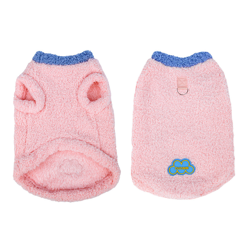 Cozy Fluffy Cat Dog Clothes