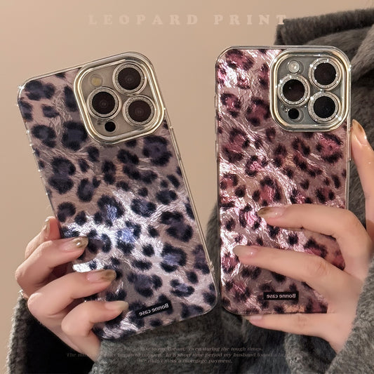 Luxury Laser Leopard iPhone 16 Case