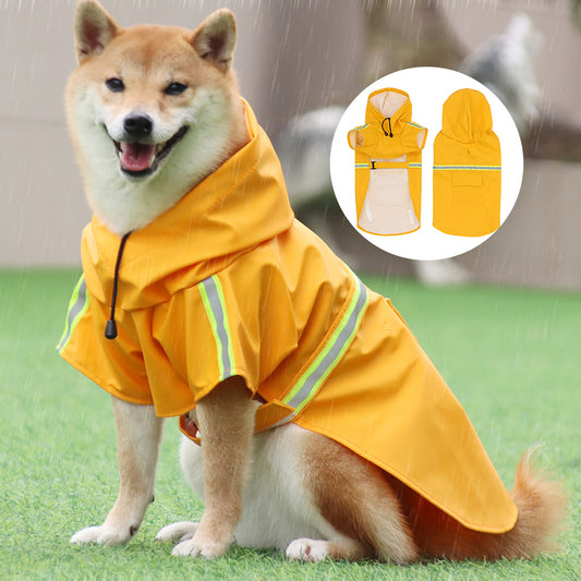 Pets Reflective Raincoat