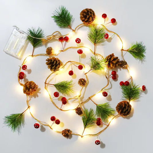 Christmas series Pine Plant LED string